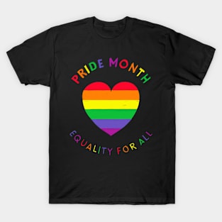 Happy Pride Month Rainbow T-Shirt